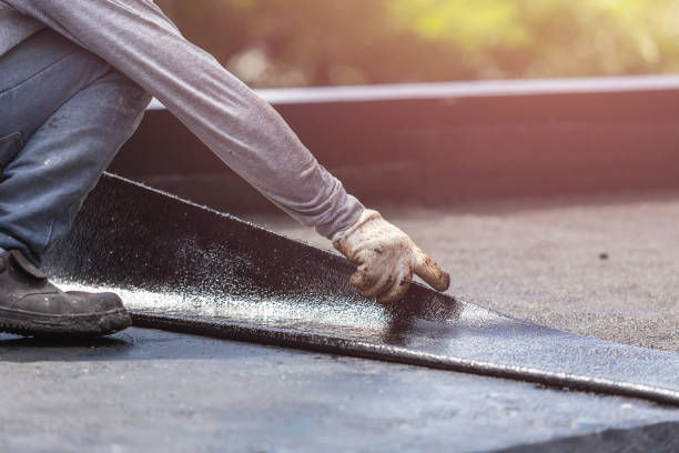 Professional Interior Drainage System technician working in Columbus, IN